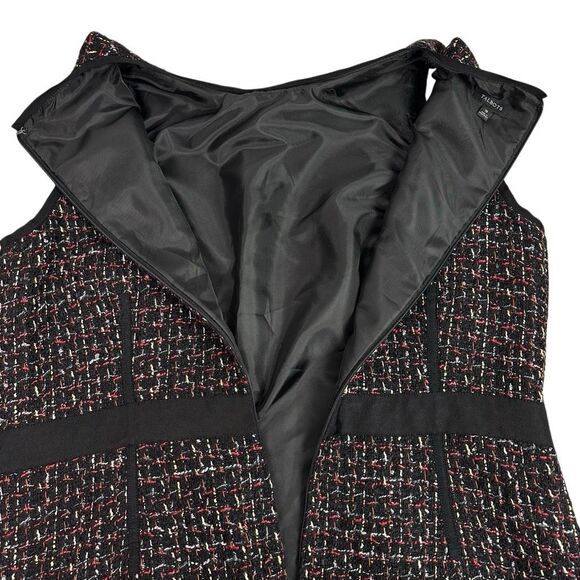 Talbots Sleeveless Tweed Dress Size 16 - Picture 7 of 8
